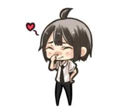 The coming friends with pleasant my sticker #804577