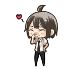 The coming friends with pleasant my sticker #804577