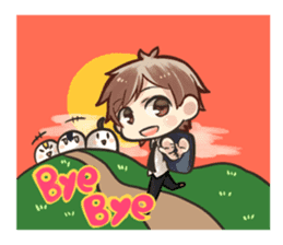 The coming friends with pleasant my sticker #804595