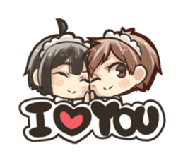 The coming friends with pleasant my sticker #804596