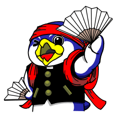 Stickers of a penguin