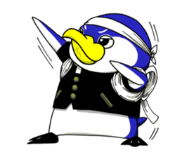 Stickers of a penguin sticker #805001