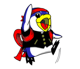 Stickers of a penguin sticker #805002