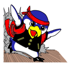 Stickers of a penguin sticker #805004