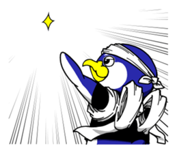 Stickers of a penguin sticker #805021