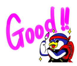 Stickers of a penguin sticker #805038