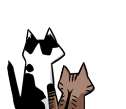 UNILABO cats sticker #805166