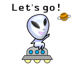 I am Alien. sticker #805247