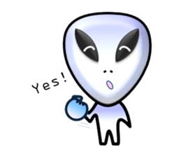 I am Alien. sticker #805263