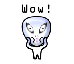 I am Alien. sticker #805272