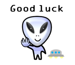 I am Alien. sticker #805278