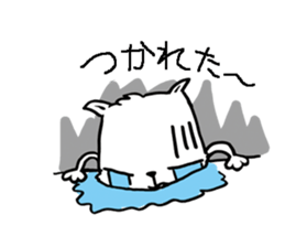 A bit ill cat sticker #805464