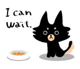 ROBO and black dogs-English version sticker #806679