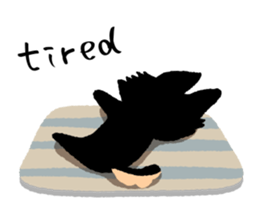 ROBO and black dogs-English version sticker #806681