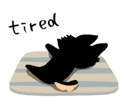 ROBO and black dogs-English version sticker #806681