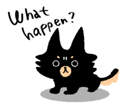 ROBO and black dogs-English version sticker #806685