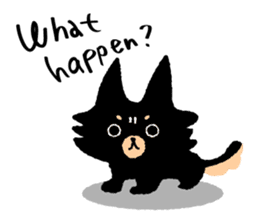 ROBO and black dogs-English version sticker #806685