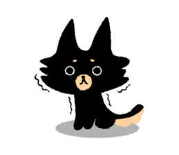 ROBO and black dogs-English version sticker #806686