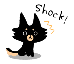 ROBO and black dogs-English version sticker #806690