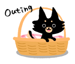 ROBO and black dogs-English version sticker #806691