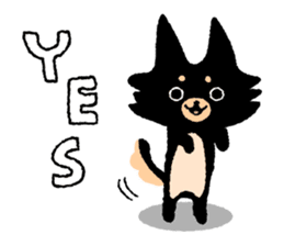 ROBO and black dogs-English version sticker #806695