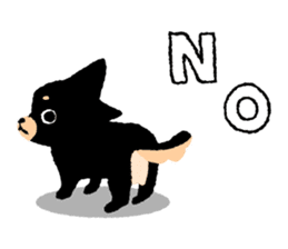 ROBO and black dogs-English version sticker #806696