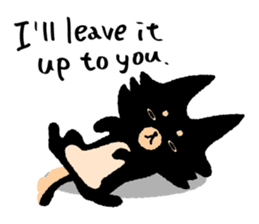 ROBO and black dogs-English version sticker #806697