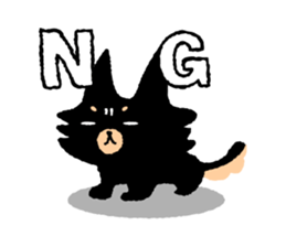 ROBO and black dogs-English version sticker #806700