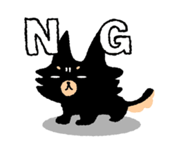 ROBO and black dogs-English version sticker #806700