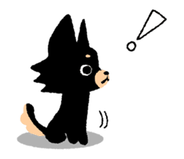 ROBO and black dogs-English version sticker #806702