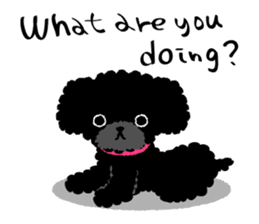 ROBO and black dogs-English version sticker #806704