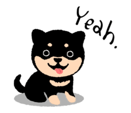 ROBO and black dogs-English version sticker #806708