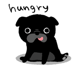 ROBO and black dogs-English version sticker #806711