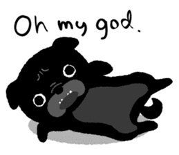 ROBO and black dogs-English version sticker #806712