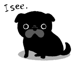 ROBO and black dogs-English version sticker #806713