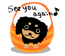 ROBO and black dogs-English version sticker #806715