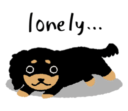 ROBO and black dogs-English version sticker #806716