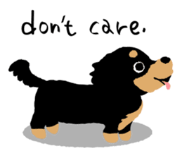 ROBO and black dogs-English version sticker #806717