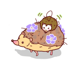 hedgehog's life sticker #807056