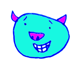 Hello! I am Colorful Pig! sticker #807079