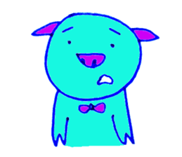 Hello! I am Colorful Pig! sticker #807080