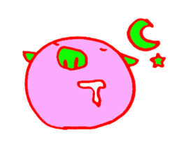 Hello! I am Colorful Pig! sticker #807089