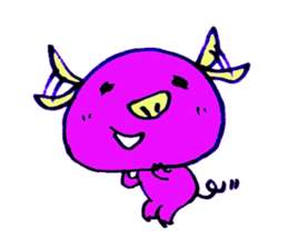 Hello! I am Colorful Pig! sticker #807093