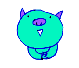 Hello! I am Colorful Pig! sticker #807098