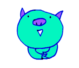 Hello! I am Colorful Pig! sticker #807098