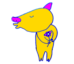 Hello! I am Colorful Pig! sticker #807104