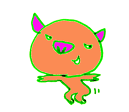 Hello! I am Colorful Pig! sticker #807112