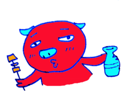 Hello! I am Colorful Pig! sticker #807117