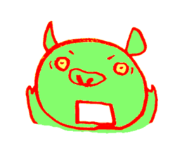 Hello! I am Colorful Pig! sticker #807118