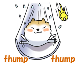 Let's join! A Japanese dog, Maru sticker #807329